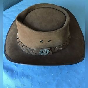 Mens Lightning Ridge Hat Company Suede Outback Hat